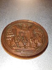 *1869 CITY STATE POPE PIUS IX VERY  RARE LARGE MEDAL 48.5 GRAMS 50MM