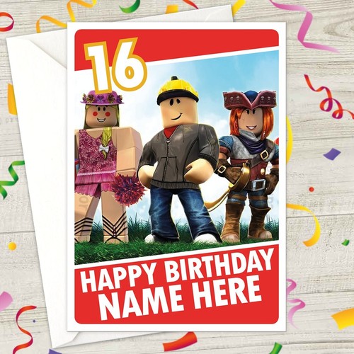 Roblox personalised birthday - roblox,