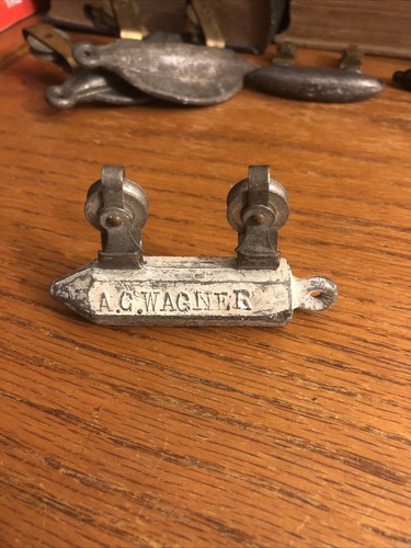 Vintage trolley sinker weight - trolley,