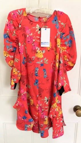 Zara floral print red - zara,
