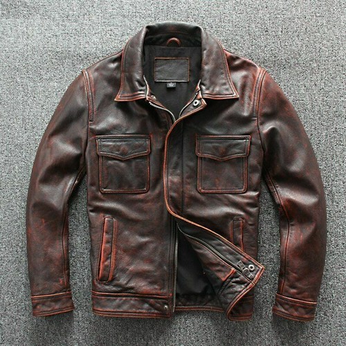 Mens brown real genuine - mens,