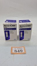 Pck of 2 Accu-Chek Aviva Blood Glucose Test Strips SML100 Pc Out of date