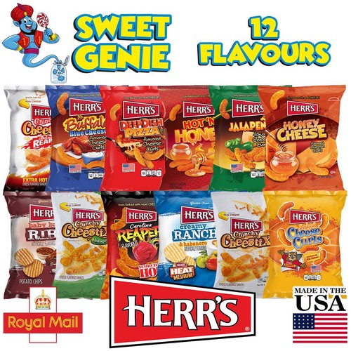 Herr crisps cheese - herr's, curls