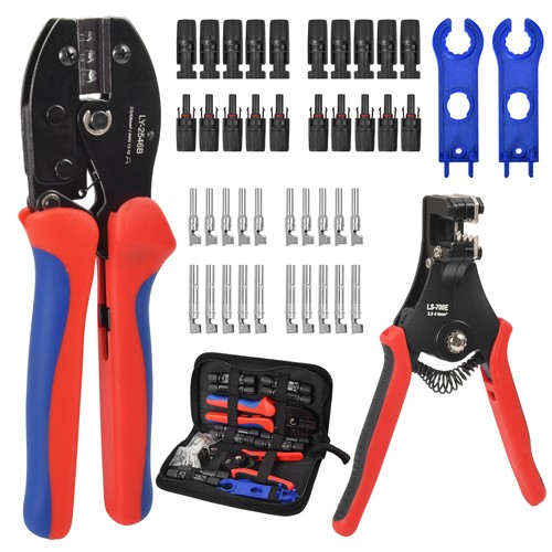 Solar crimping tool kit wire - kit,