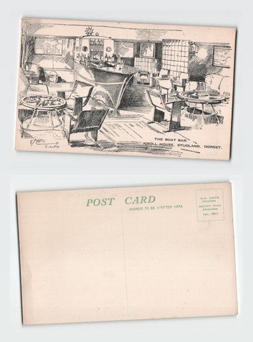 Postcard the boat bar - postcard,