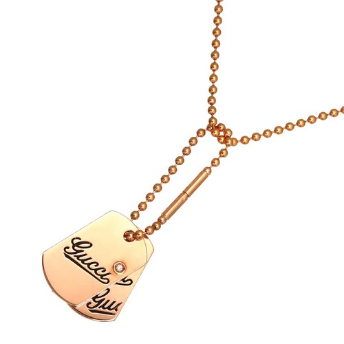Gucci dog tags diamond - dog,
