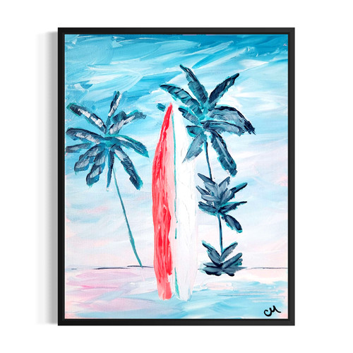 Original abstract surfboard - original,