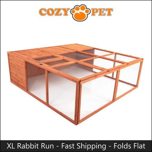 Rabbit run wooden cozy pet - rabbit,