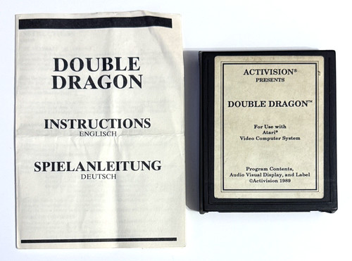 Double dragon atari 2600 - double, +