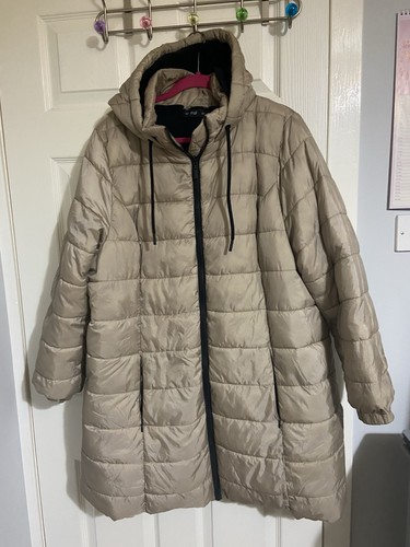 Ladies padded warm winter coat - padded,