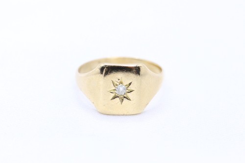 14ct yellow gold diamond - 14ct,