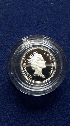 1990 silver piedfort - piedfort, 5p