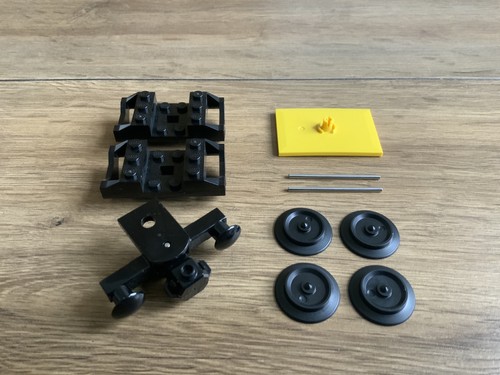Lego train black bogie wheel - lego,