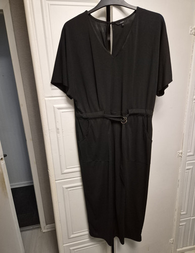 Next black neck belted - next, v-neck