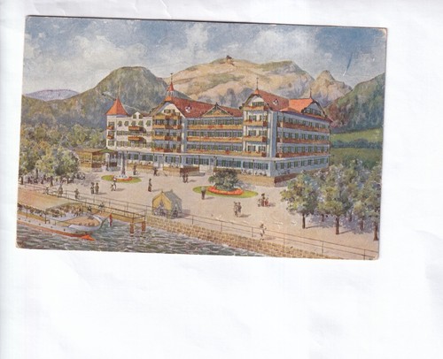 G3591 old lithograph postcard - old,