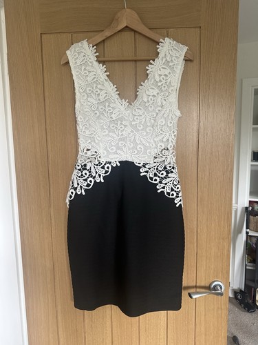 Lipsy monochrome guipure lace - monochrome,