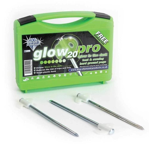 Blue diamond glow - diamond, pegs