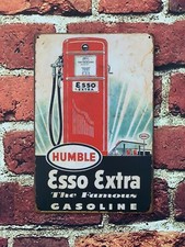 Esso Extra Gasoline Oil Garage