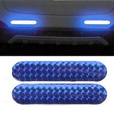 2x Blue Reflective Safety