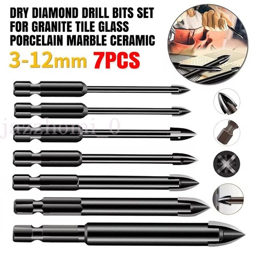 7pcs dry diamond drill bits - dry,