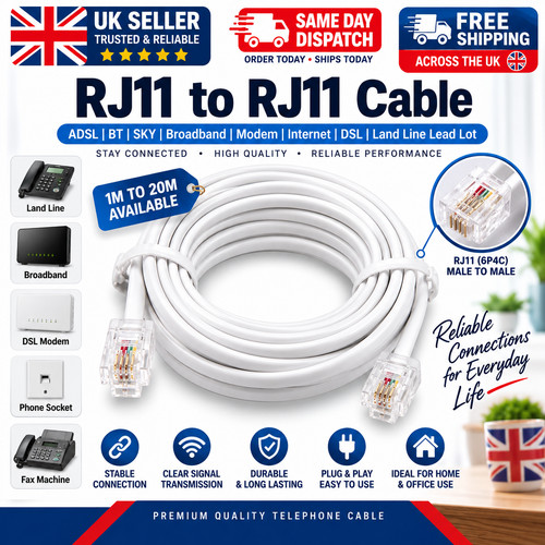 Rj11 cable adsl - rj11,