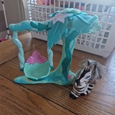 Vintage Disney The Lion King Jungle Friend Babies Swinging Pretty Zebra Toy 1994