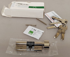 thumb turn euro cylinder upvc door lock 3 star 35/45 5keys greenteq orion [j358]
