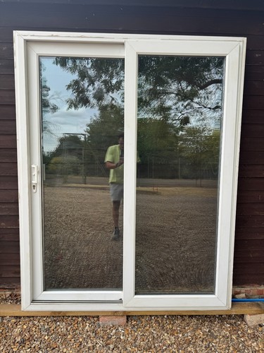 Upvc patio sliding doors white - patio,