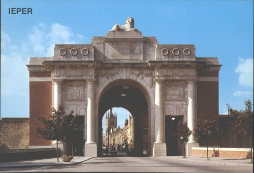 Ieper menin gate postcard - ieper,