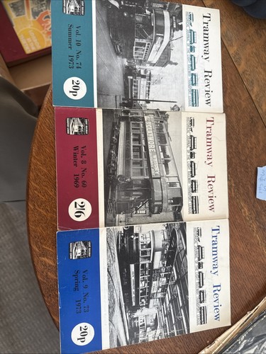 Tramway review magazines - 3, x