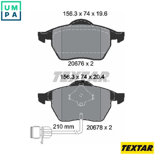 Brake pad set disc - brake,
