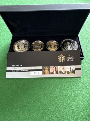 2009 silver proof piedfort - silver,