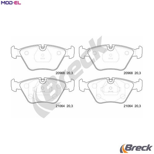 Brake pad set disc - pad,