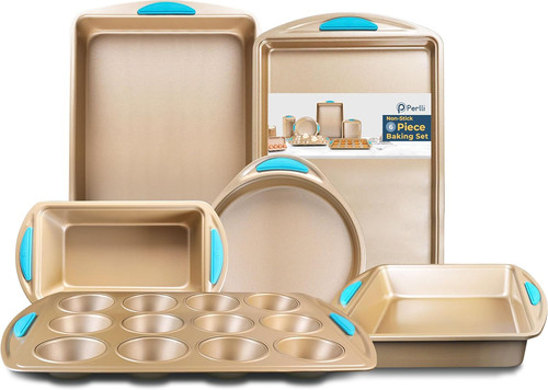 Baking kit nonstick - kit:, gold