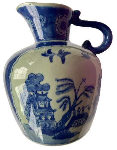Oriental glazed pitcher - glazed, jug