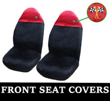 BLACK and RED Car Seat Covers