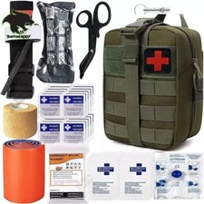 First Aid Trauma Kit, Military Medical First Aid Kit with Camping outdoor