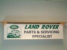 Land Rover Parts & Servicing BANNER Workshop Garage Display Printed Wall Display
