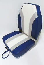 High Back Boat Seat Navy Light