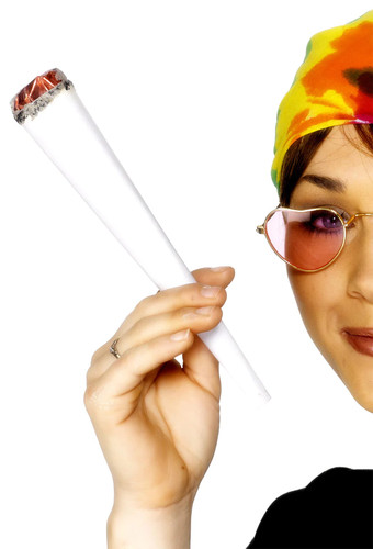 Comedy rasta spliff white - rasta,
