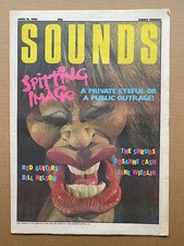 TINA TURNER/SPITTING IMAGE SOUNDS MAGAZINE APRIL 19 1986 - SPITTING IMAGE PUPPET
