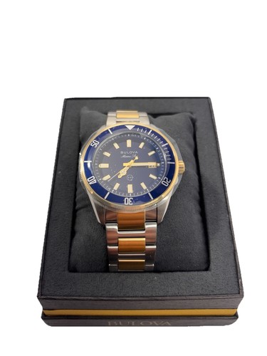 Bulova marine star blue - star, dial
