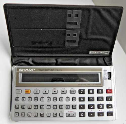 Sharp 1251 pocket computer - sharp,