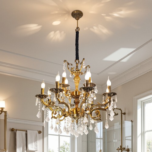 Vintage crystal chandelier - vintage,