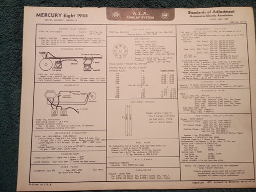 1955 mercury wiring - v-8,