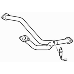 Quality front exhaust - exhaust, down