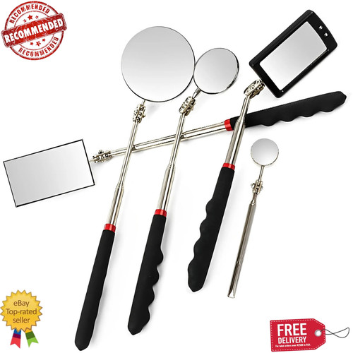 Telescopic inspection mirror - telescopic,
