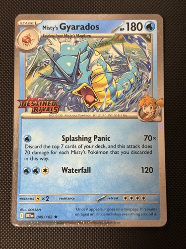 Misty gyarados - gyarados, (prerelease)