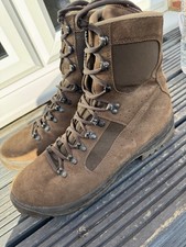 British Army Brown Meindl Suede Desert Boots - Size UK 12M - Supergrade - #B253