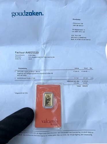 Valcambi gold bar - 5g,